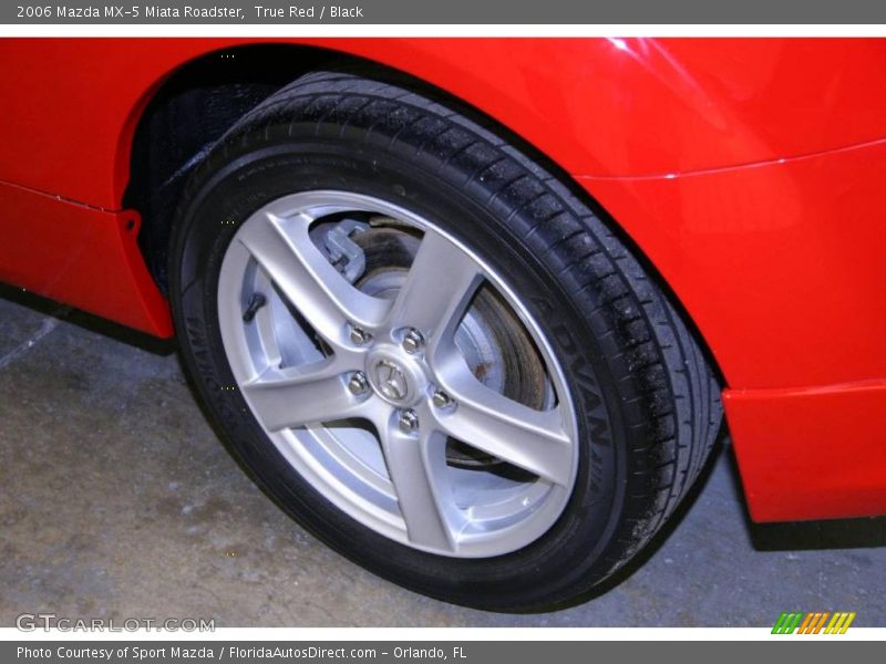 True Red / Black 2006 Mazda MX-5 Miata Roadster