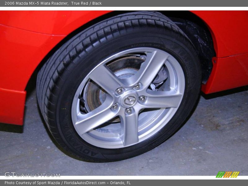 True Red / Black 2006 Mazda MX-5 Miata Roadster