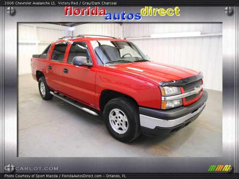 Victory Red / Gray/Dark Charcoal 2006 Chevrolet Avalanche LS
