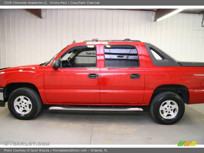 Victory Red / Gray/Dark Charcoal 2006 Chevrolet Avalanche LS