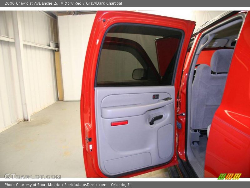 Victory Red / Gray/Dark Charcoal 2006 Chevrolet Avalanche LS