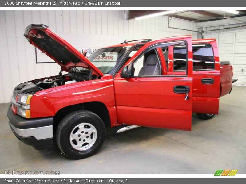 Victory Red / Gray/Dark Charcoal 2006 Chevrolet Avalanche LS