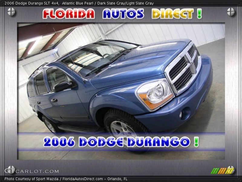 Atlantic Blue Pearl / Dark Slate Gray/Light Slate Gray 2006 Dodge Durango SLT 4x4