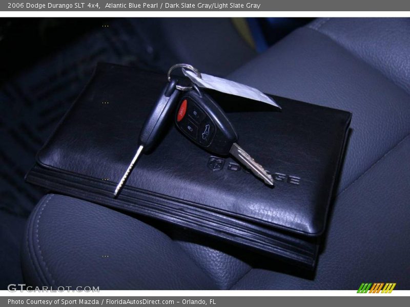 Atlantic Blue Pearl / Dark Slate Gray/Light Slate Gray 2006 Dodge Durango SLT 4x4