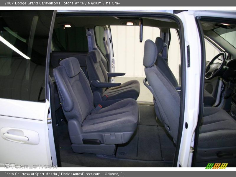 Stone White / Medium Slate Gray 2007 Dodge Grand Caravan SXT