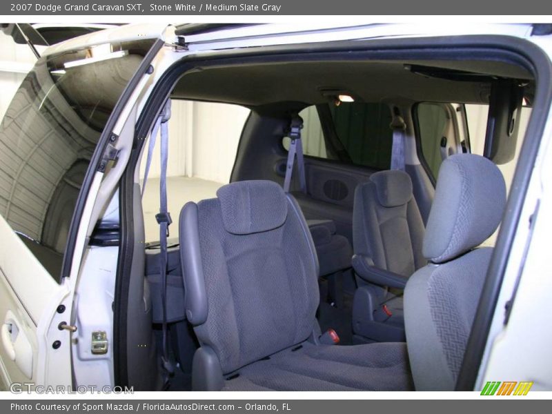 Stone White / Medium Slate Gray 2007 Dodge Grand Caravan SXT
