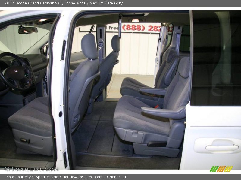 Stone White / Medium Slate Gray 2007 Dodge Grand Caravan SXT