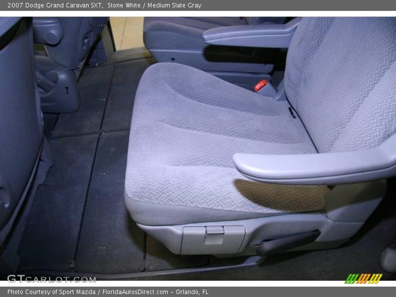 Stone White / Medium Slate Gray 2007 Dodge Grand Caravan SXT