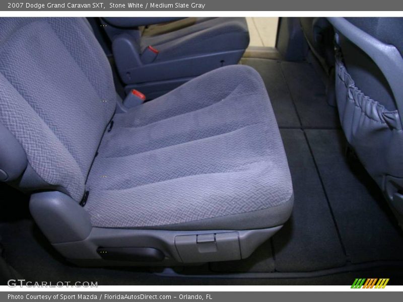 Stone White / Medium Slate Gray 2007 Dodge Grand Caravan SXT