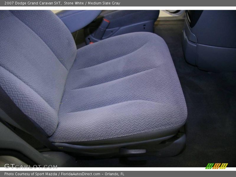 Stone White / Medium Slate Gray 2007 Dodge Grand Caravan SXT