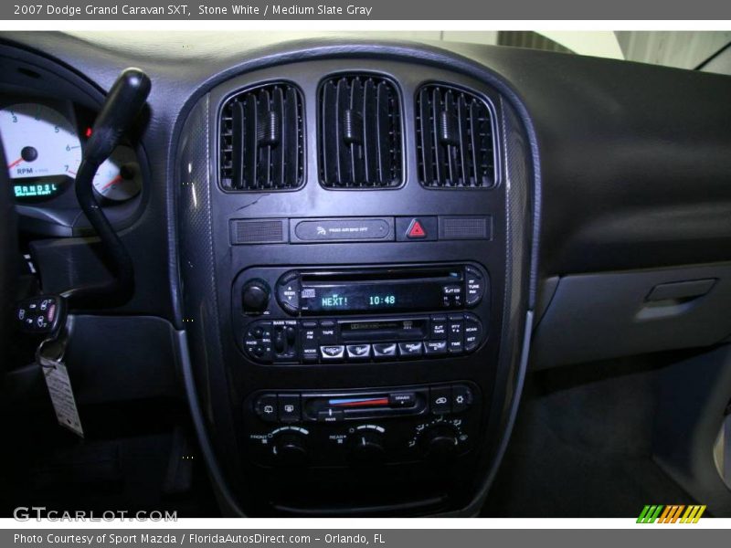 Stone White / Medium Slate Gray 2007 Dodge Grand Caravan SXT