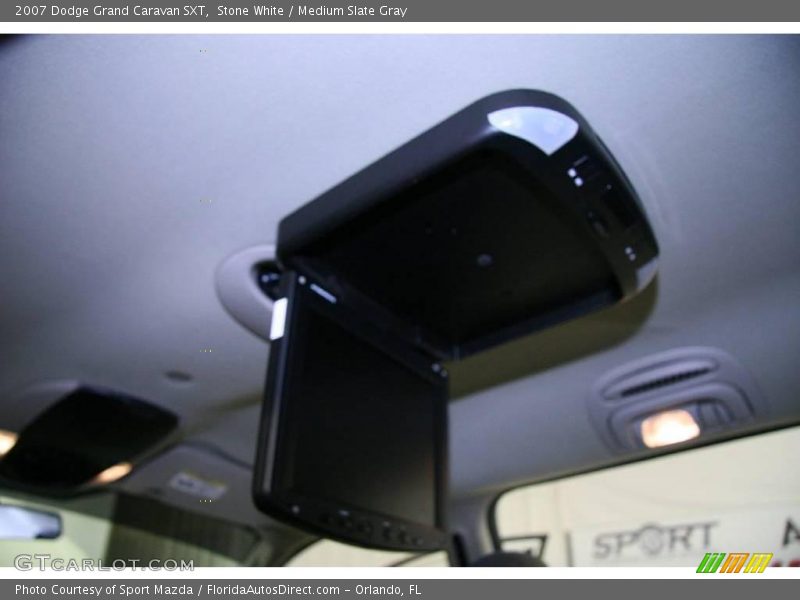 Stone White / Medium Slate Gray 2007 Dodge Grand Caravan SXT