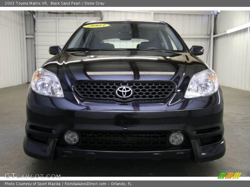 Black Sand Pearl / Stone Gray 2003 Toyota Matrix XR