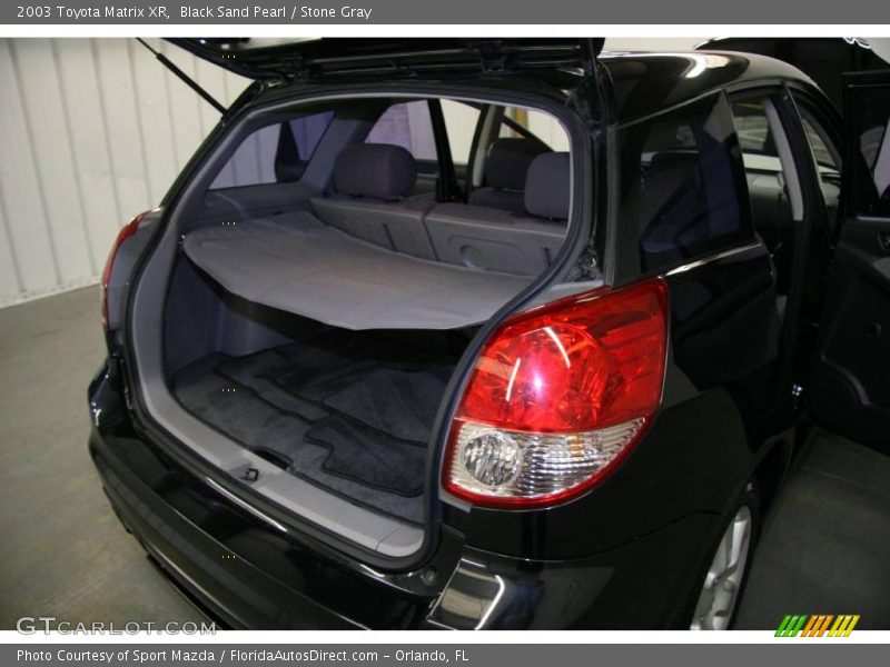 Black Sand Pearl / Stone Gray 2003 Toyota Matrix XR