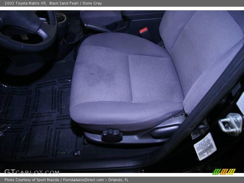 Black Sand Pearl / Stone Gray 2003 Toyota Matrix XR