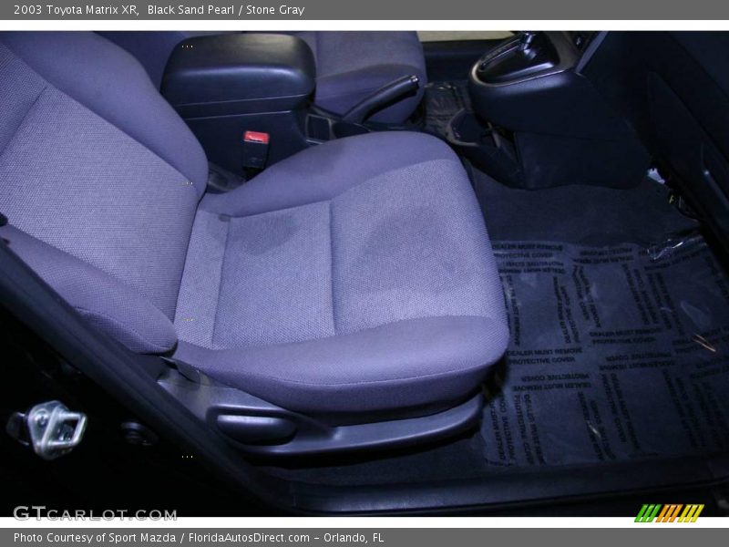 Black Sand Pearl / Stone Gray 2003 Toyota Matrix XR