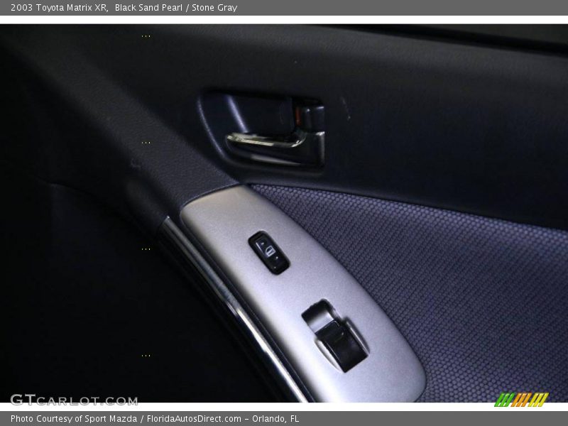 Black Sand Pearl / Stone Gray 2003 Toyota Matrix XR