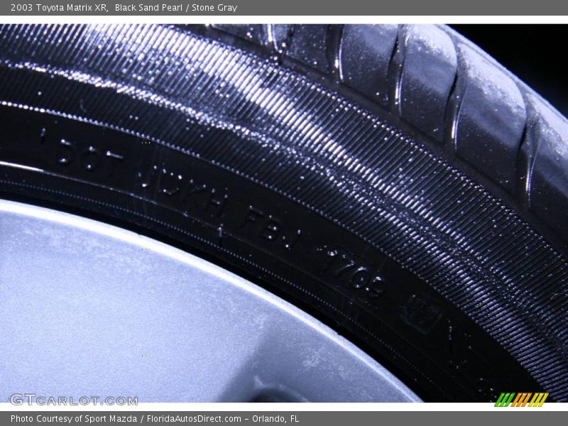 Black Sand Pearl / Stone Gray 2003 Toyota Matrix XR