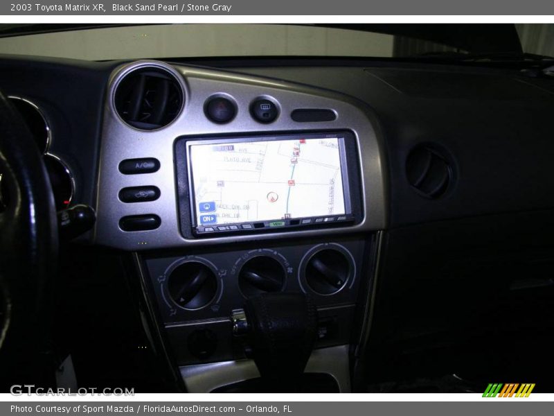 Black Sand Pearl / Stone Gray 2003 Toyota Matrix XR