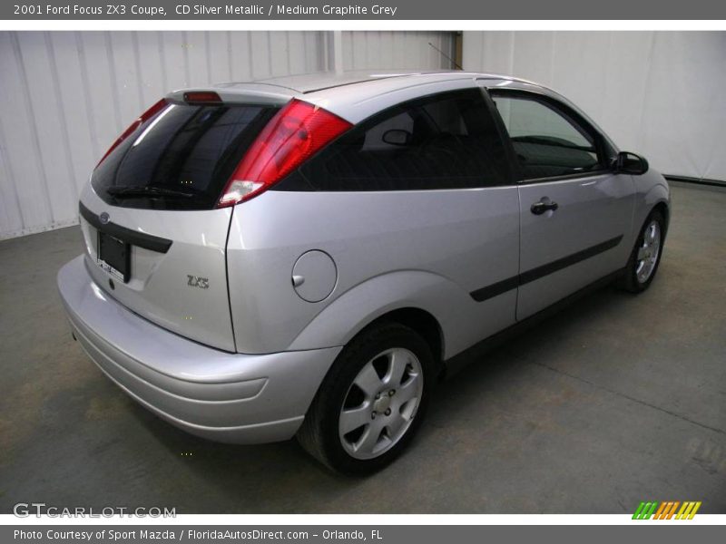 CD Silver Metallic / Medium Graphite Grey 2001 Ford Focus ZX3 Coupe