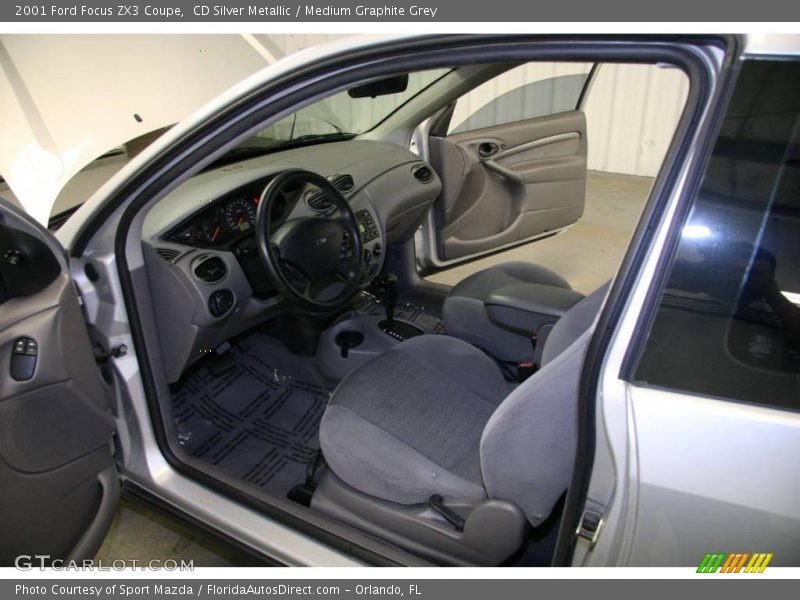 CD Silver Metallic / Medium Graphite Grey 2001 Ford Focus ZX3 Coupe