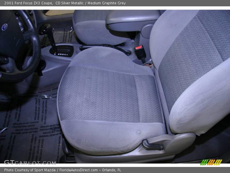CD Silver Metallic / Medium Graphite Grey 2001 Ford Focus ZX3 Coupe