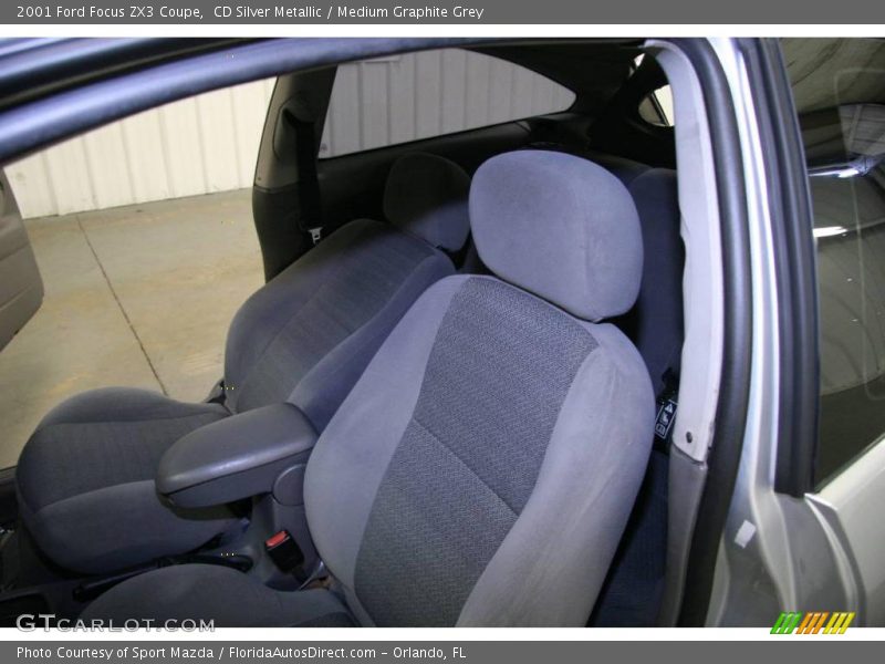CD Silver Metallic / Medium Graphite Grey 2001 Ford Focus ZX3 Coupe