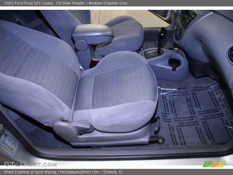 CD Silver Metallic / Medium Graphite Grey 2001 Ford Focus ZX3 Coupe