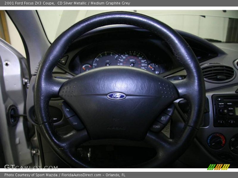 CD Silver Metallic / Medium Graphite Grey 2001 Ford Focus ZX3 Coupe