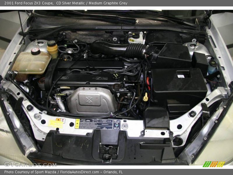 CD Silver Metallic / Medium Graphite Grey 2001 Ford Focus ZX3 Coupe