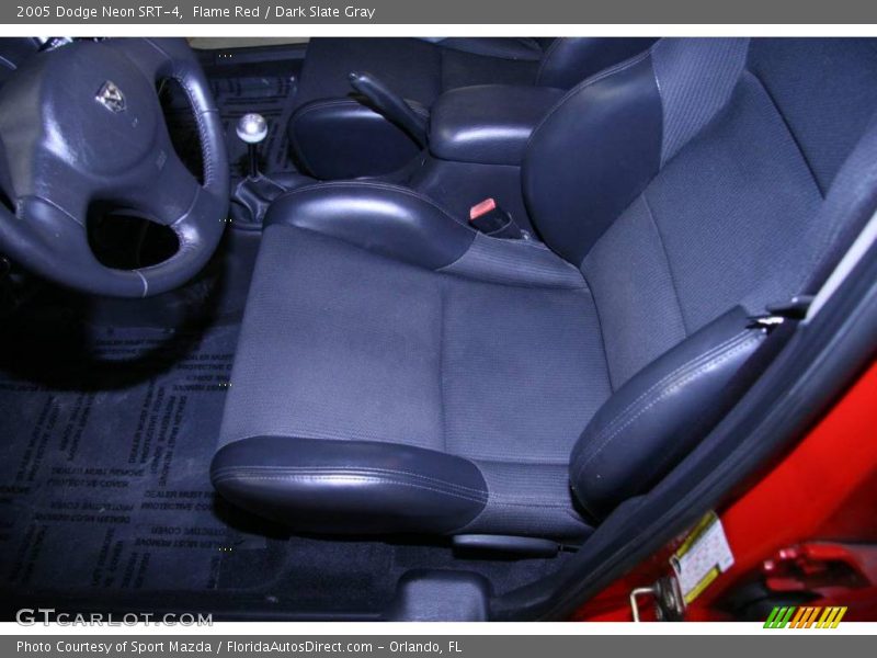 Flame Red / Dark Slate Gray 2005 Dodge Neon SRT-4