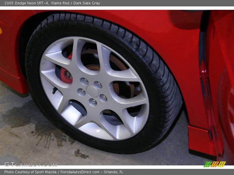 Flame Red / Dark Slate Gray 2005 Dodge Neon SRT-4