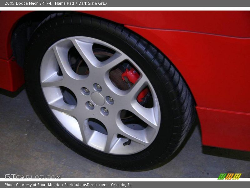 Flame Red / Dark Slate Gray 2005 Dodge Neon SRT-4