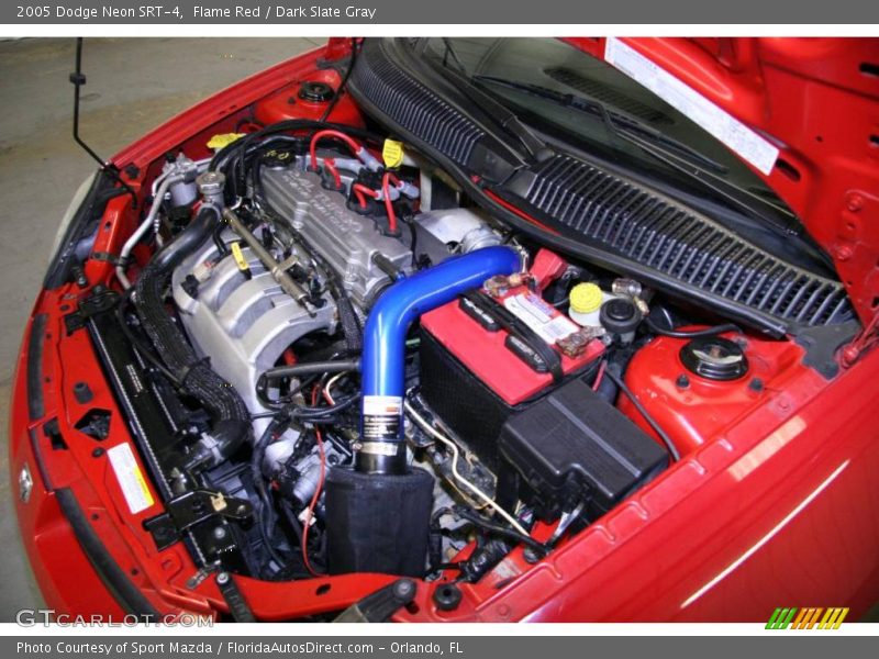 Flame Red / Dark Slate Gray 2005 Dodge Neon SRT-4