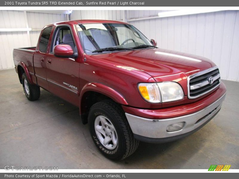 Sunfire Red Pearl / Light Charcoal 2001 Toyota Tundra SR5 TRD Extended Cab