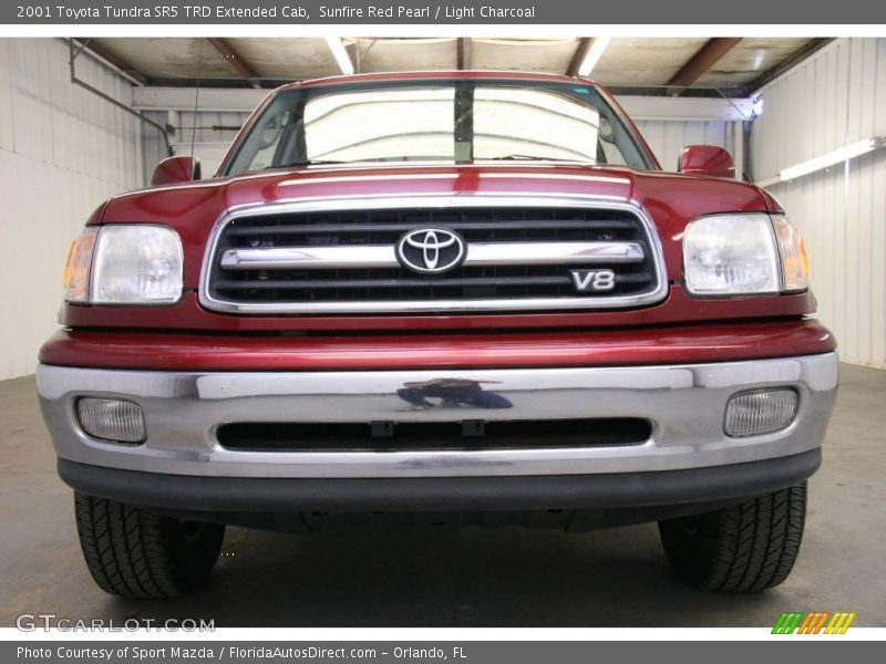 Sunfire Red Pearl / Light Charcoal 2001 Toyota Tundra SR5 TRD Extended Cab