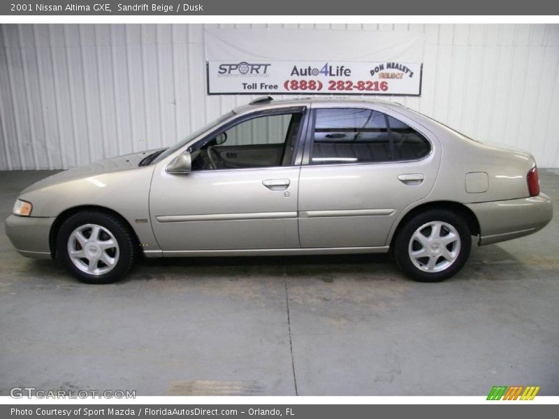 Sandrift Beige / Dusk 2001 Nissan Altima GXE