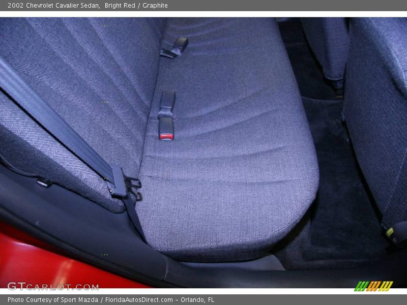 Bright Red / Graphite 2002 Chevrolet Cavalier Sedan