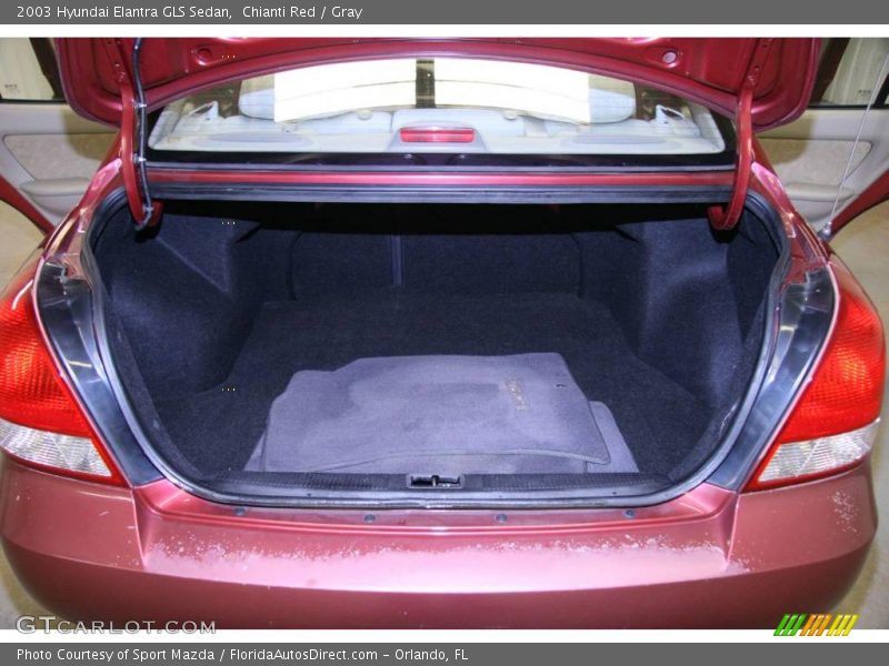 Chianti Red / Gray 2003 Hyundai Elantra GLS Sedan