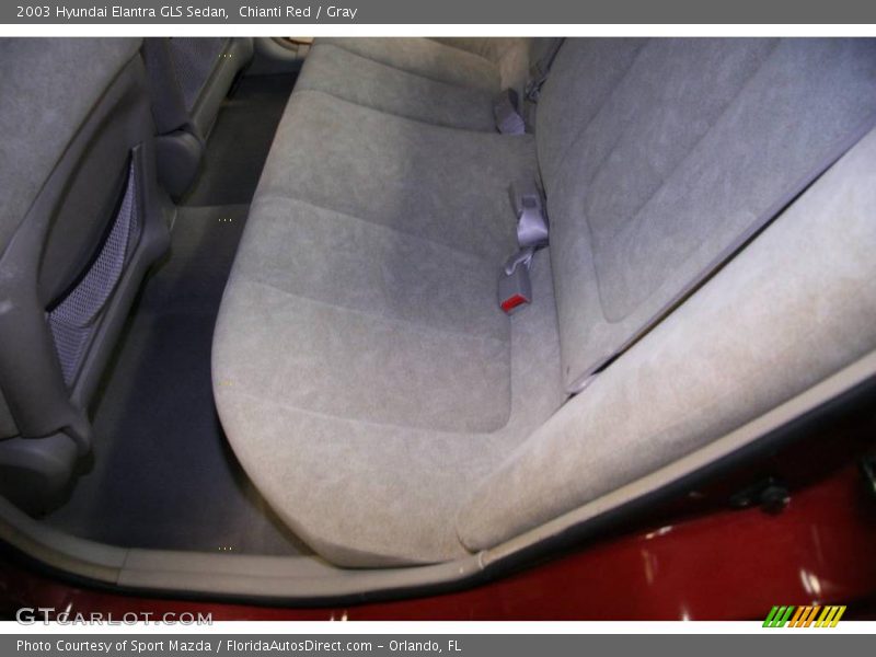 Chianti Red / Gray 2003 Hyundai Elantra GLS Sedan