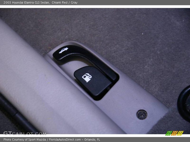Chianti Red / Gray 2003 Hyundai Elantra GLS Sedan