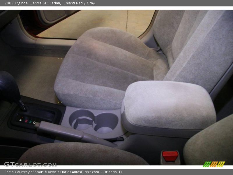 Chianti Red / Gray 2003 Hyundai Elantra GLS Sedan