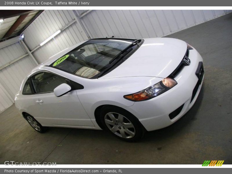 Taffeta White / Ivory 2008 Honda Civic LX Coupe