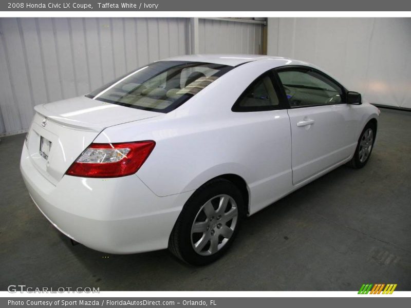 Taffeta White / Ivory 2008 Honda Civic LX Coupe