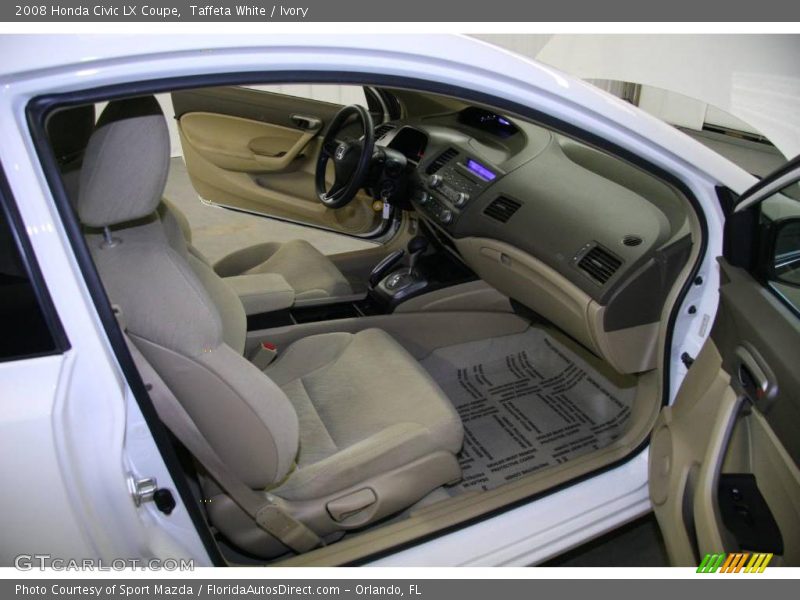 Taffeta White / Ivory 2008 Honda Civic LX Coupe