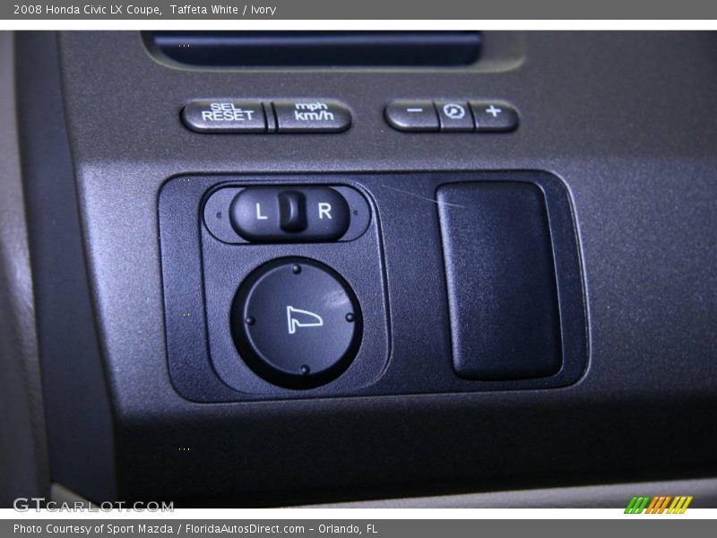 Taffeta White / Ivory 2008 Honda Civic LX Coupe