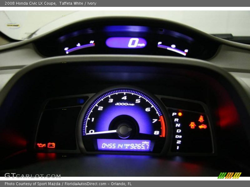 Taffeta White / Ivory 2008 Honda Civic LX Coupe