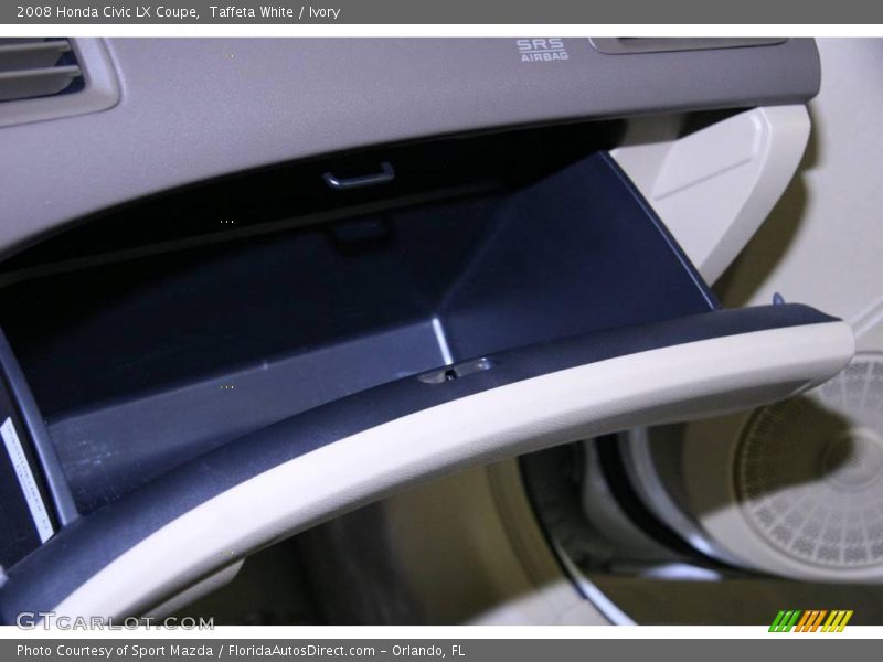 Taffeta White / Ivory 2008 Honda Civic LX Coupe