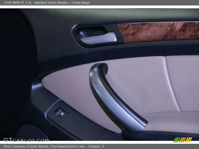 Highland Green Metallic / Cream Beige 2006 BMW X5 3.0i