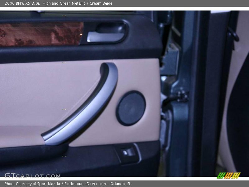 Highland Green Metallic / Cream Beige 2006 BMW X5 3.0i